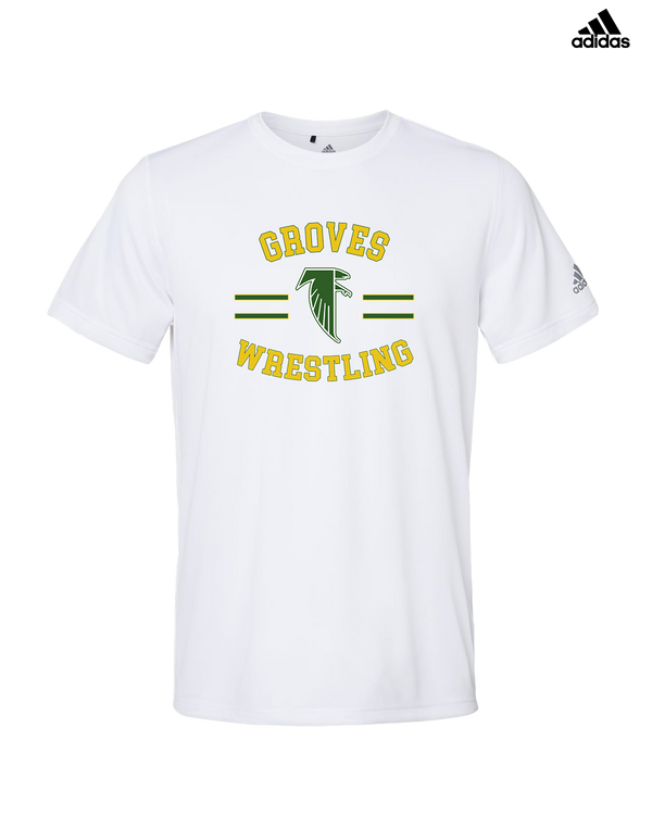 Groves HS Wrestling Curve - Adidas Men's Performance Shirt