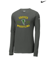Groves HS Wrestling Curve - Nike Dri-Fit Poly Long Sleeve