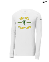 Groves HS Wrestling Curve - Nike Dri-Fit Poly Long Sleeve