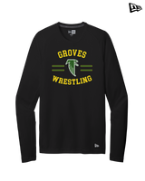 Groves HS Wrestling Curve - New Era Long Sleeve Crew