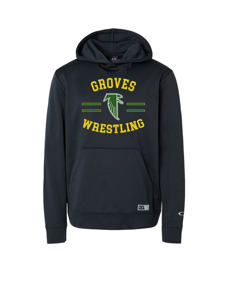 Groves HS Wrestling Curve - Oakley Hydrolix Hooded Sweatshirt