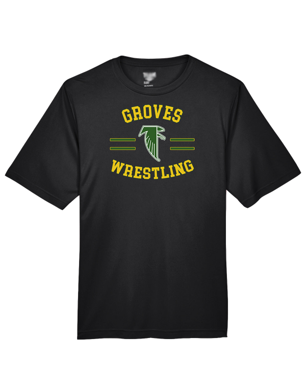 Groves HS Wrestling Curve - Performance T-Shirt