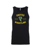 Groves HS Wrestling Curve - Mens Tank Top
