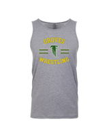Groves HS Wrestling Curve - Mens Tank Top