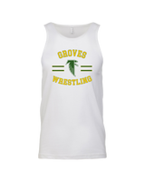Groves HS Wrestling Curve - Mens Tank Top