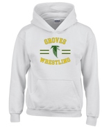 Groves HS Wrestling Curve - Cotton Hoodie