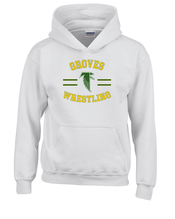 Groves HS Wrestling Curve - Cotton Hoodie