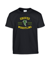 Groves HS Wrestling Curve - Youth T-Shirt
