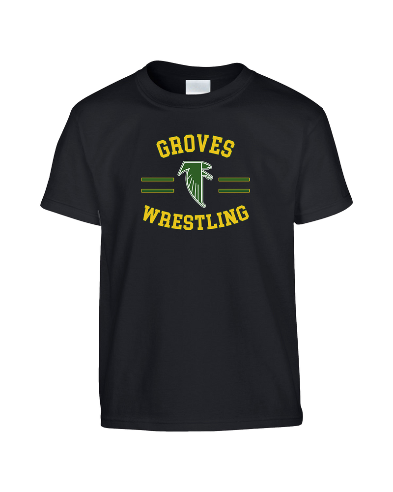 Groves HS Wrestling Curve - Youth T-Shirt