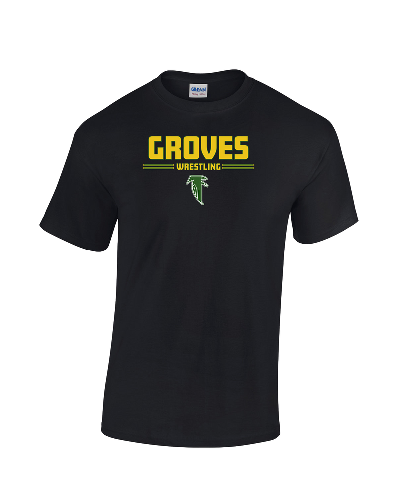 Groves HS Wrestling Keen - Cotton T-Shirt