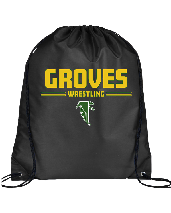 Groves HS Wrestling Keen - Drawstring Bag