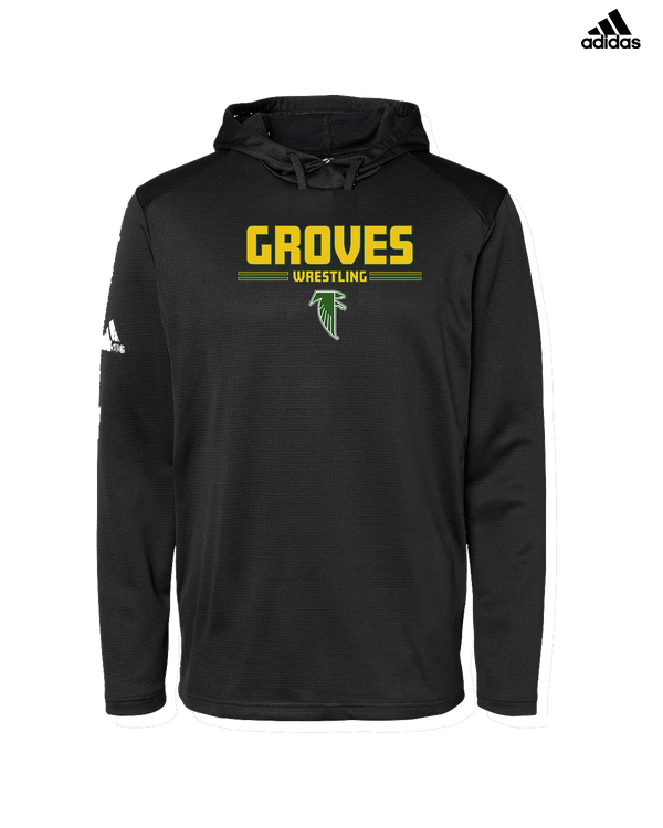Groves HS Wrestling Keen - Adidas Men's Hooded Sweatshirt