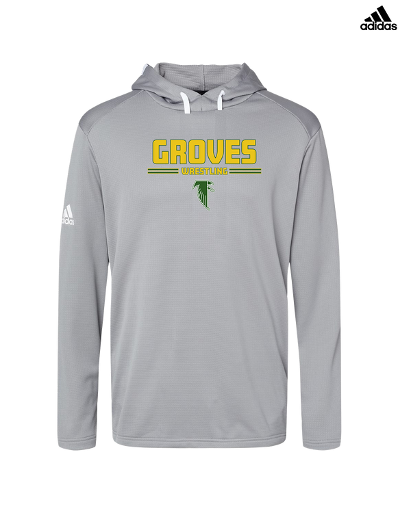 Groves HS Wrestling Keen - Adidas Men's Hooded Sweatshirt