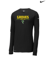 Groves HS Wrestling Keen - Nike Dri-Fit Poly Long Sleeve