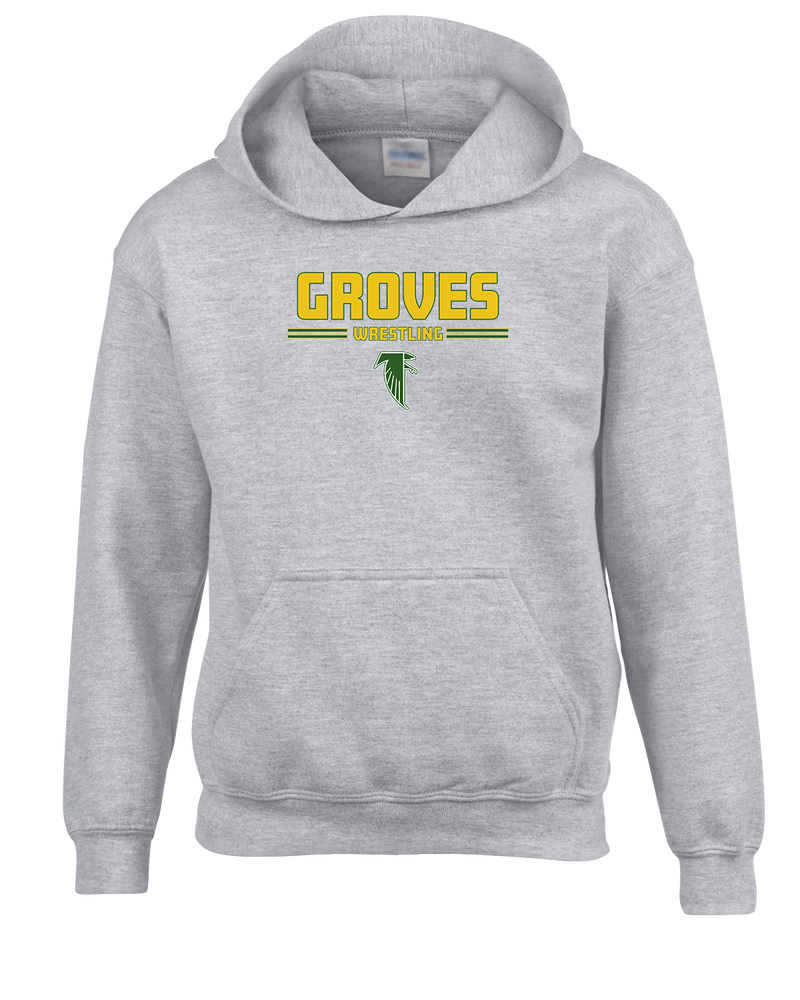 Groves HS Wrestling Keen - Cotton Hoodie
