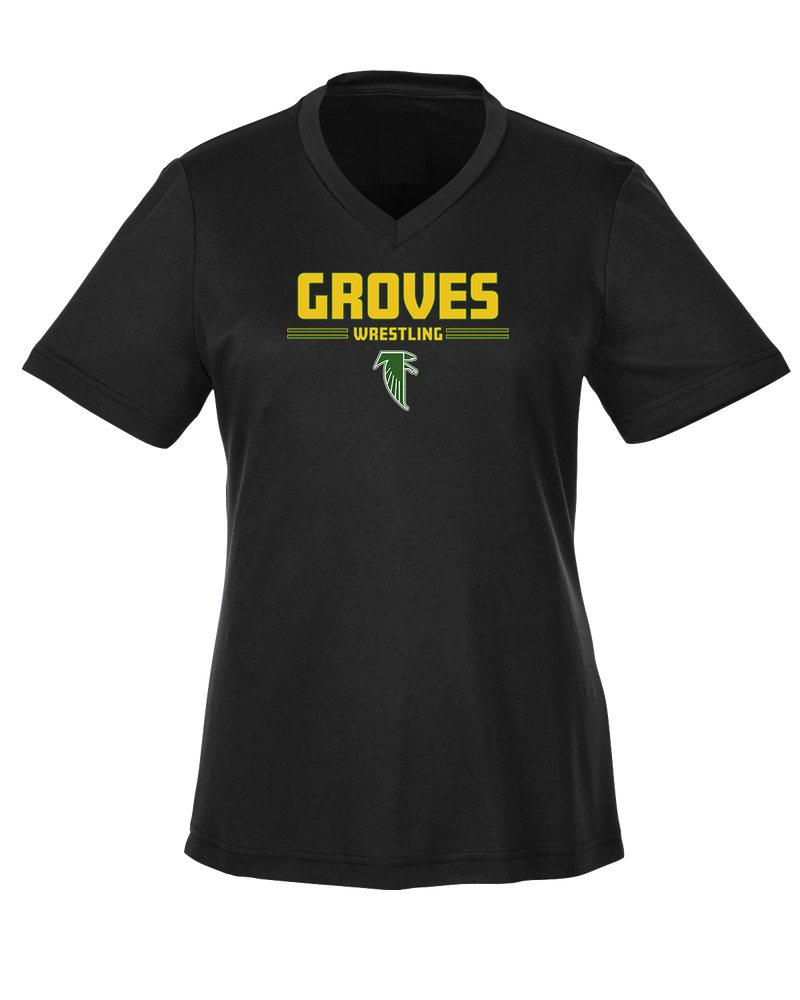 Groves HS Wrestling Keen - Womens Performance Shirt