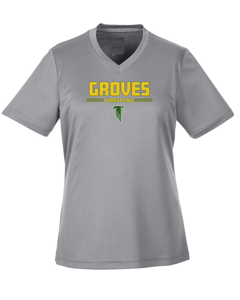 Groves HS Wrestling Keen - Womens Performance Shirt