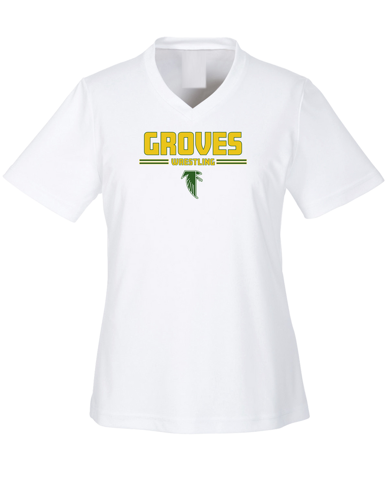 Groves HS Wrestling Keen - Womens Performance Shirt