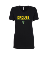 Groves HS Wrestling Keen - Womens V-Neck