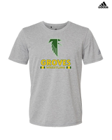 Groves HS Wrestling Stacked - Adidas Men's Performance Shirt