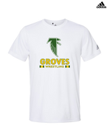 Groves HS Wrestling Stacked - Adidas Men's Performance Shirt
