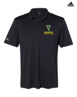 Groves HS Wrestling Stacked - Adidas Men's Performance Polo