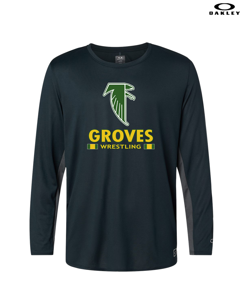 Groves HS Wrestling Stacked - Oakley Hydrolix Long Sleeve
