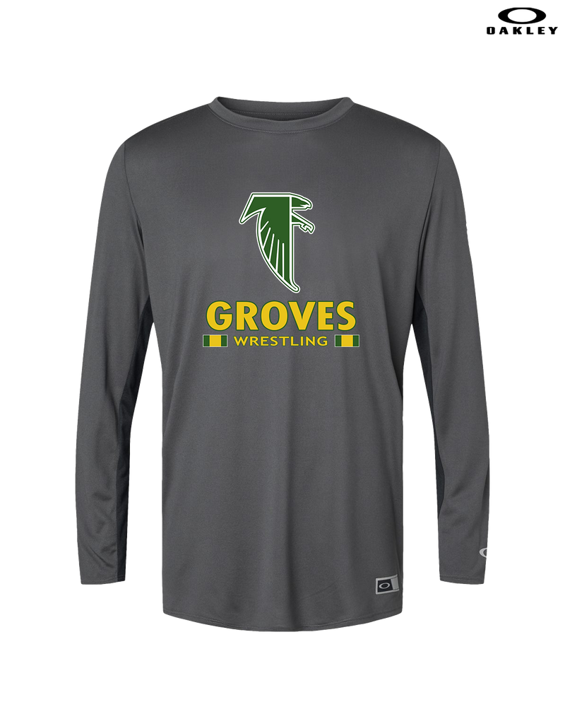 Groves HS Wrestling Stacked - Oakley Hydrolix Long Sleeve