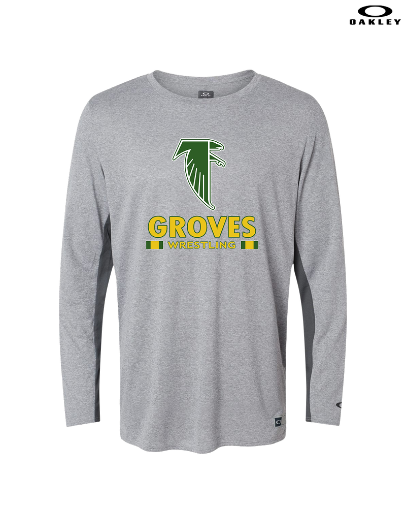 Groves HS Wrestling Stacked - Oakley Hydrolix Long Sleeve