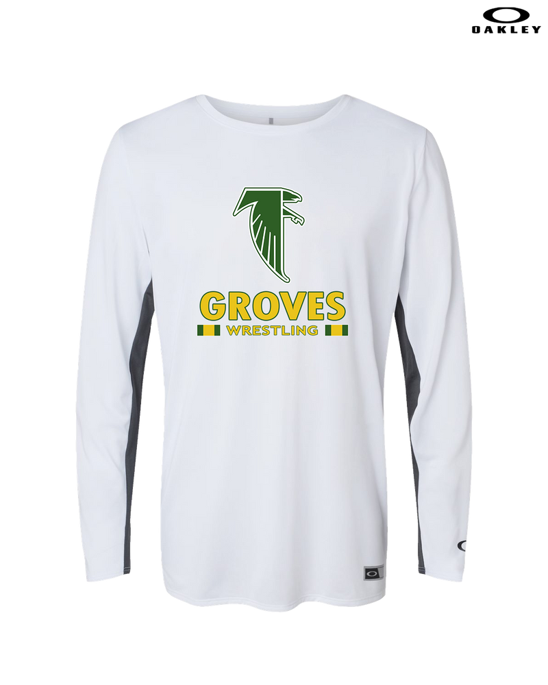 Groves HS Wrestling Stacked - Oakley Hydrolix Long Sleeve