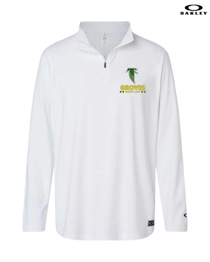 Groves HS Wrestling Stacked - Oakley Quarter Zip