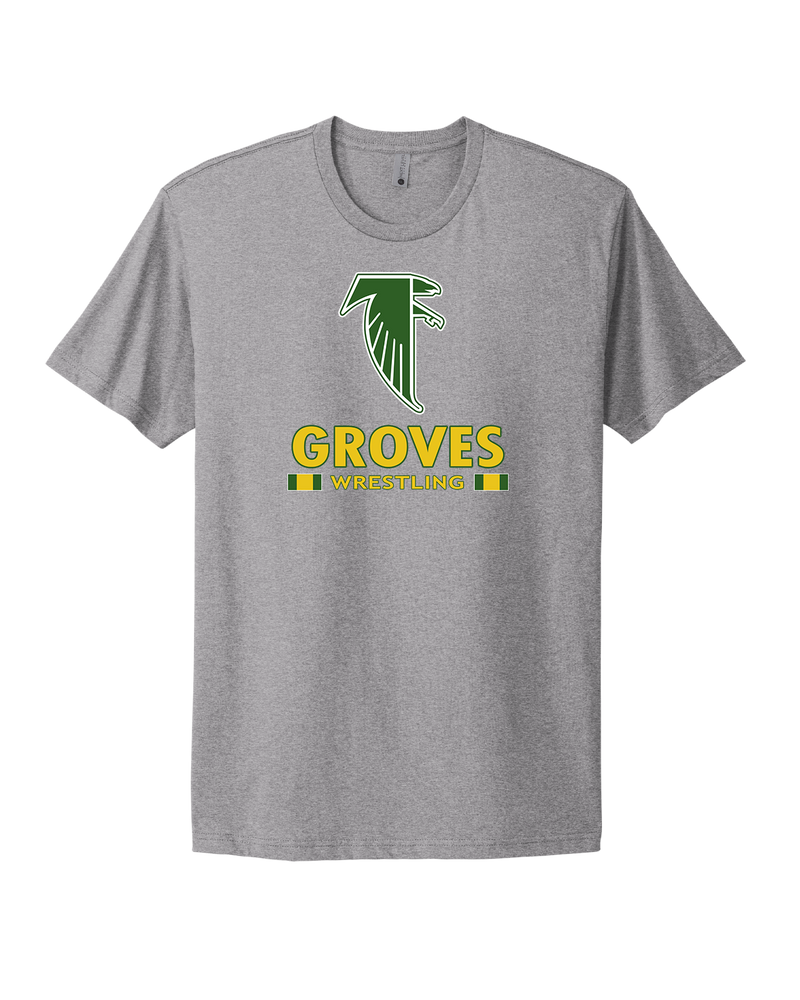 Groves HS Wrestling Stacked - Select Cotton T-Shirt