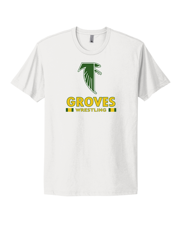 Groves HS Wrestling Stacked - Select Cotton T-Shirt