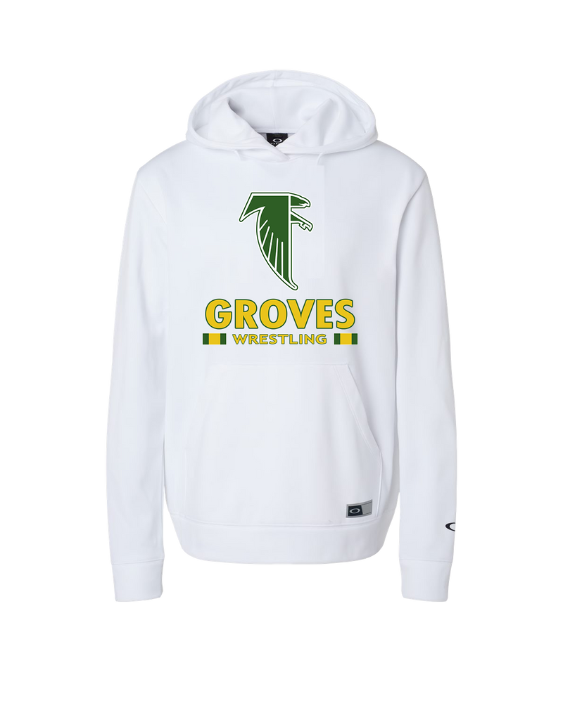 Groves HS Wrestling Stacked - Oakley Hydrolix Hooded Sweatshirt