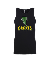 Groves HS Wrestling Stacked - Mens Tank Top