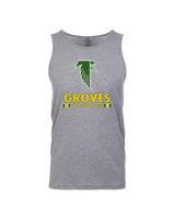 Groves HS Wrestling Stacked - Mens Tank Top