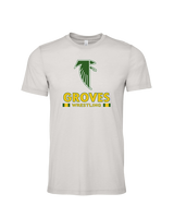 Groves HS Wrestling Stacked - Mens Tri Blend Shirt