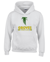 Groves HS Wrestling Stacked - Cotton Hoodie