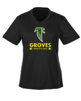 Groves HS Wrestling Stacked - Womens Performance Shirt