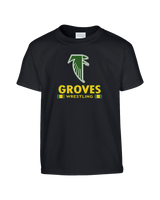 Groves HS Wrestling Stacked - Youth T-Shirt