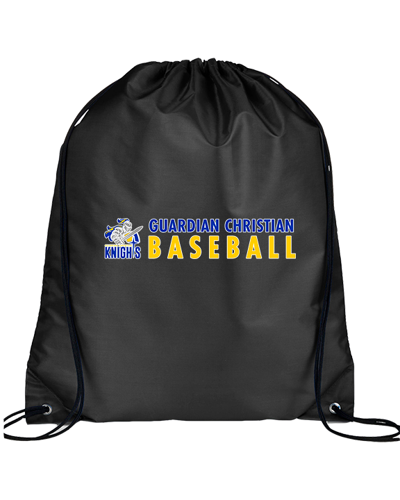Guardian Christian Academy Baseball Basic - Drawstring Bag