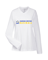Guardian Christian Academy Baseball Basic - Womens Performance Longsleeve
