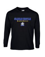 Guardian Christian Academy Baseball Block - Cotton Longsleeve