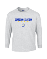 Guardian Christian Academy Baseball Block - Cotton Longsleeve