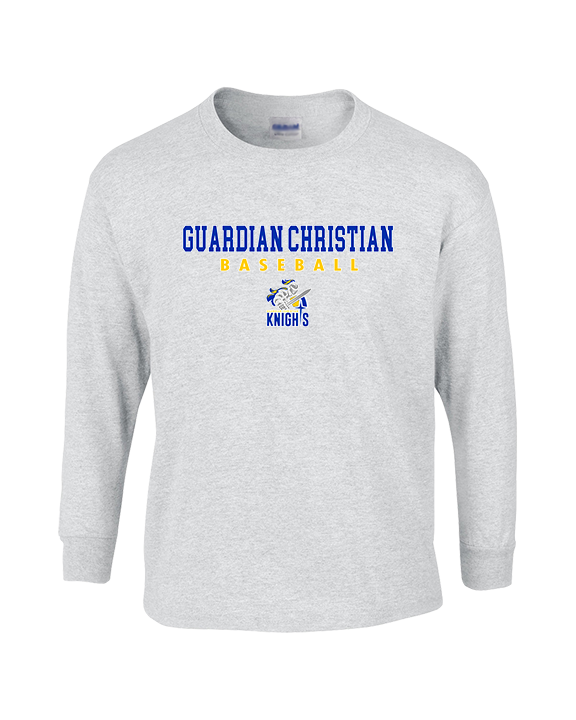 Guardian Christian Academy Baseball Block - Cotton Longsleeve