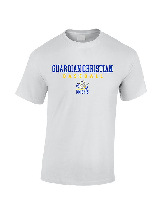 Guardian Christian Academy Baseball Block - Cotton T-Shirt