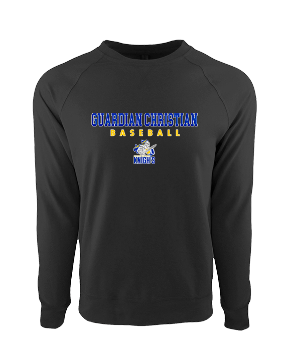 Guardian Christian Academy Baseball Block - Crewneck Sweatshirt