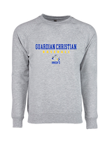 Guardian Christian Academy Baseball Block - Crewneck Sweatshirt