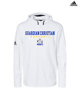 Guardian Christian Academy Baseball Block - Mens Adidas Hoodie