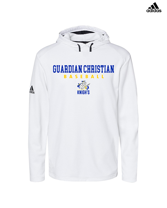 Guardian Christian Academy Baseball Block - Mens Adidas Hoodie